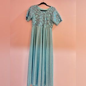 Blue sparkle dress